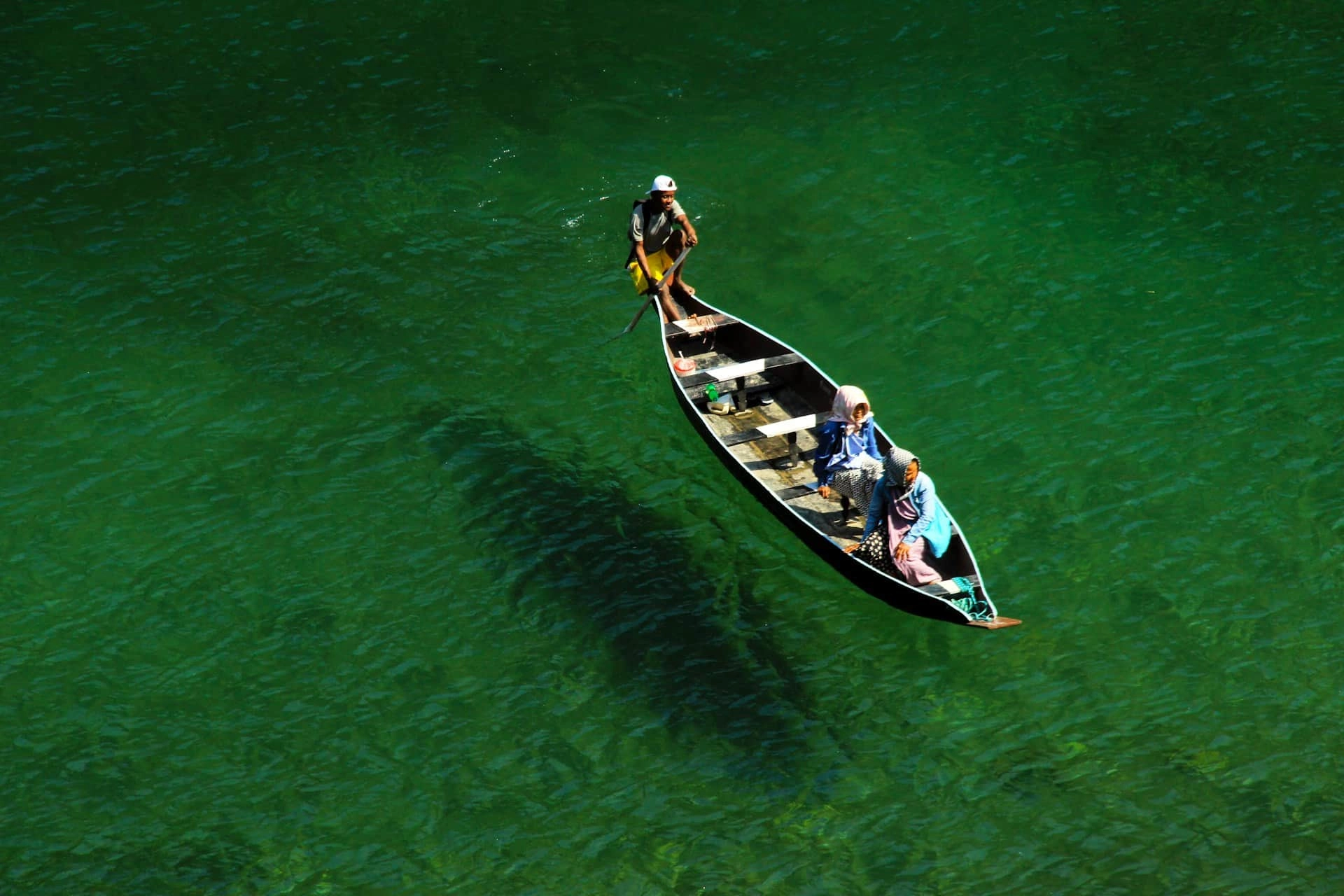 A boat ride on Indian waters