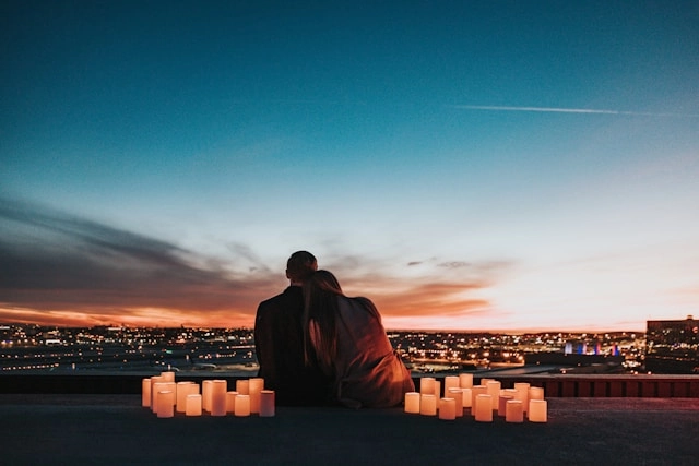 A romantic honeymoon getaway